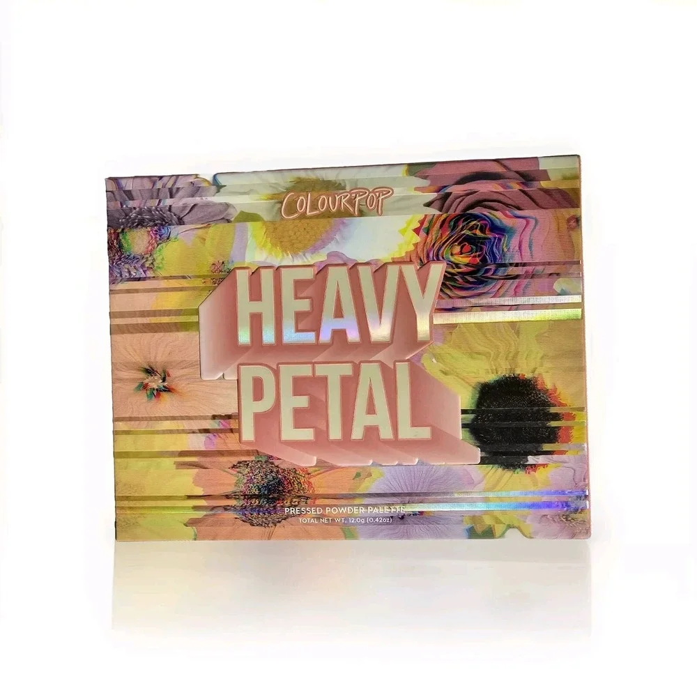 ColourPop Heavy Petal Eyeshadow Palette 12-Pan Floral Warm Tones Makeup 12g